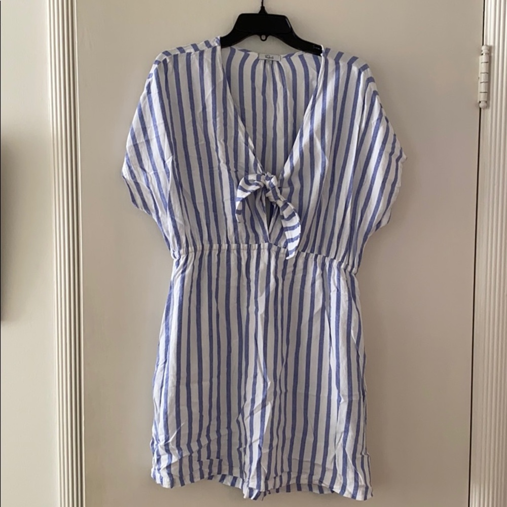 Rails Keyhole Tie Front Dress